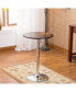 Фото #1 товара Adjustable Wood and Metal Bar Table in Black