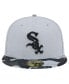 ფოტო #4 პროდუქტის Men's Gray Chicago White Sox Active Team Camo 59FIFTY Fitted Hat