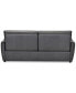 Фото #4 товара Polner 91" Leather Power Motion Sofa, Created for Macy's