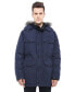 Men's Parka Jacket with Detachable Trim