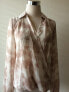 INC International Concepts Women's Long Sleeve Blouse Blush Size 2