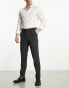 Фото #8 товара Jack & Jones Intelligence slim fit woven smart trouser in dark grey