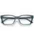 Men's Rectangle Eyeglasses, EA319255-O