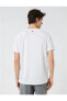 3sam10106nk 000 Beyaz Erkek Jersey Kısa Kollu Bisiklet Yaka T-shirt