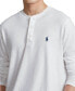 Фото #4 товара Men's Slub Jersey Henley Shirt