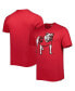 ფოტო #1 პროდუქტის Men's Red Georgia Bulldogs Premier Franklin Logo T-shirt