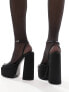 Фото #3 товара Mango chunky sole heel in black