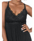 Фото #2 товара Women's Plus Size Lucille Lace Maternity & Nursing Nightgown - With Clip Down Cups