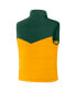 Фото #3 товара Men's NFL x Darius Rucker Collection by Green Green Bay Packers Colorblocked Full-Zip Vest