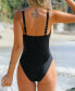 Фото #2 товара Women's Reverie Land V-Wire Rhinestone Chain One Piece Swimsuit