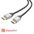 Фото #3 товара j5create JDC43 8K DisplayPort™ Cable - Black and Grey - 2 m - 2 m - DisplayPort - DisplayPort - Male - Male - 7680 x 4320 pixels
