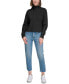 Фото #10 товара Women's Patched Mock Neck Sweater