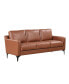 78" Faux Leather Francis Sofa