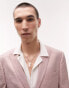 Фото #6 товара Topman super skinny two button wedding suit jacket in pink