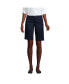 ფოტო #1 პროდუქტის Women's School Uniform Tall Plain Front Blend Chino Shorts