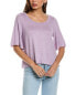 Фото #1 товара Chaser Flounce Linen-Blend T-Shirt Women's