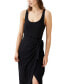ფოტო #1 პროდუქტის Women's Zena Jersey Sleeveless Wrap Dress