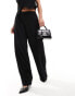 Фото #2 товара Vero Moda Petite plisse wide leg trouser co-ord in black