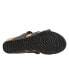 Фото #7 товара Softwalk Blythe S2103-001 Womens Black Leather Slides Sandals Shoes 5