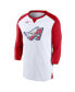 Фото #3 товара Men's White, Red California Angels Rewind 3, 4-Sleeve T-shirt