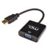 Фото #1 товара MCL CG-287C - HDMI Type A (Standard) - VGA (D-Sub) + 3.5mm - Male - Female - 1600 x 1200 pixels - Black