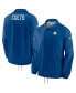 Фото #1 товара Men's Royal Indianapolis Colts Sideline Coaches Full-Snap Jacket