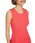 ფოტო #3 პროდუქტის Women's Button-Shoulder Jacquard Dress