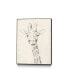 20" x 16" Giraffe Portrait II Art Block Framed Canvas