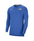 ფოტო #4 პროდუქტის Men's Blue UCLA Bruins Coach Performance Long Sleeve V-Neck T-shirt