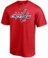 Men's Anthony Mantha Red Washington Capitals Authentic Stack Name and Number T-shirt