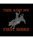 Men's This Aint My First Rodeo Word Art T-Shirt