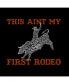 ფოტო #2 პროდუქტის Men's This Aint My First Rodeo Word Art T-Shirt