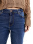 Фото #11 товара Pieces Kesia mom jeans in dark blue denim