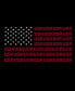 Фото #3 товара Women's Long Sleeve Word Art USA Flag T-shirt