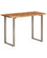 Dining Table 43.3"x19.7"x29.9" Solid Wood Acacia