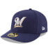 Фото #1 товара [70360650] Mens New Era MLB Milwaukee Brewers 2017 Low Profile Authentic 5950