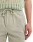 ONLY & SONS pull on twill short in sage