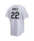 Men's Nolan Jones White Colorado Rockies Home Replica Jersey Белый, S - фото #3