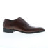 Фото #1 товара Bruno Magli Mario MB2MIOE0 Mens Brown Oxfords & Lace Ups Cap Toe Shoes 10.5