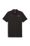 62585201 F1 Ess Logo Polo Siyah Erkek Bisiklet Yaka Regular Fit T-shirt