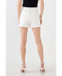 Фото #2 товара Women's Gold Color Button Detail Shorts