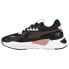 Фото #3 товара Puma RsZ Metallic Womens Black Sneakers Casual Shoes 383257-01