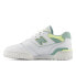 New Balance Women's 550 White/Green/Yellow Size 8.5 B