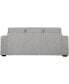 Фото #2 товара Elizabeth 85" Stain-Resistant Fabric Reversible Sofa Chaise Sectional