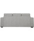 Elizabeth 85" Stain-Resistant Fabric Reversible Sofa Chaise Sectional