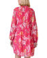 Фото #2 товара Petite Floral-Print Pleated Dress