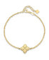 Фото #1 товара Clover Chain Bracelet in 14K Gold, 6.5 in adj to 7.5 in, approx. 2.4 grams