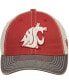 Фото #3 товара Men's Crimson and Tan Washington State Cougars Offroad Trucker Hat