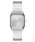 ფოტო #1 პროდუქტის Women's Quartz Silver-Tone Stainless Steel Watch, 26mm