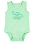 Baby 'Bee Like Mommy And Daddy' Sleeveless Bodysuit 9M